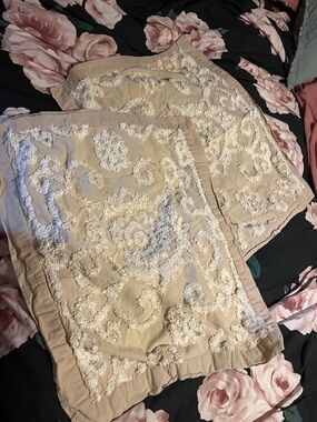 Harbor House ~ Cotton Pillow cases ~ 2 ~ cotton~ tan beige